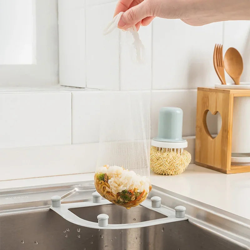 Anti-Clog Kitchen Sink Strainer & Mesh Bag Kit